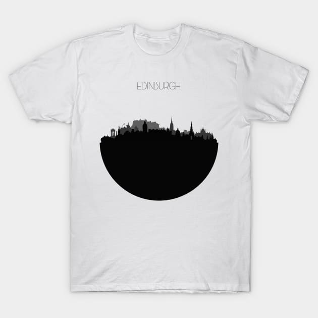 Edinburgh Skyline T-Shirt by inspirowl